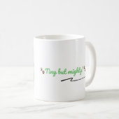 Tiny but Mighty – Editable Dinosaur Mug Koffiemok (Voorkant rechts)