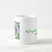 Tiny but Mighty – Editable Dinosaur Mug Koffiemok (Center)