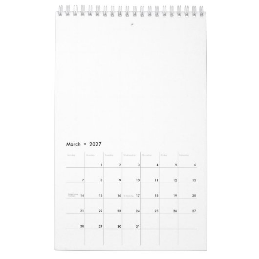 Tiny Cactus Pattern Kalender (Mar 2027)
