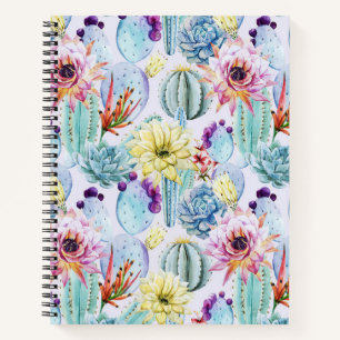 Tiny Cactus Pattern Notitieboek