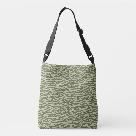 Tiny Camo Groene Moro Camouflage Crossbody Tas (Achterkant)