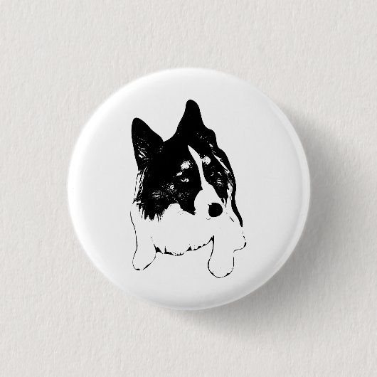 Tiny Carol Pin Ronde Button 3,2 Cm (Voorkant)