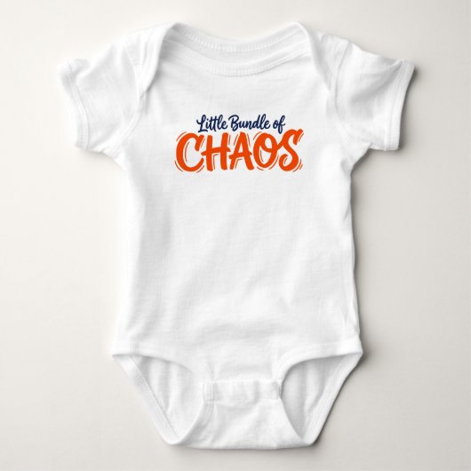 Tiny Chaos Baby Personality Romper (Voorkant)