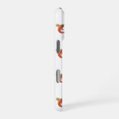 Tiny Chili met Flame Pattern & Custom Initiaal iPhone Hoesje (Rechterkant)
