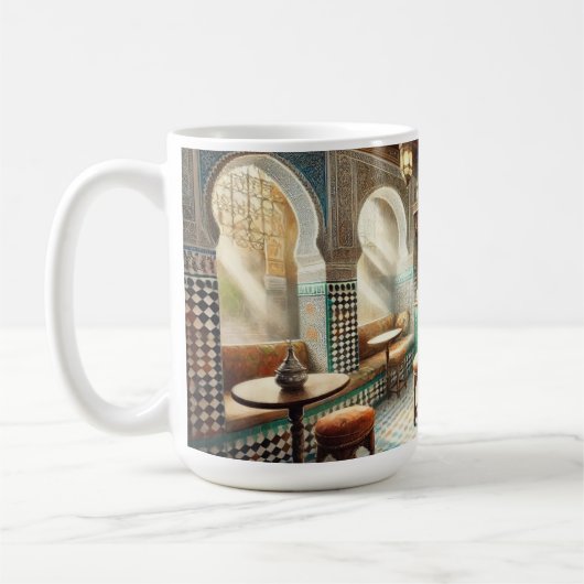 Tiny Coffeeshop in Fez Marokko Koffiemok (Links)