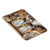 Tiny Coffeeshop in Genève Zwitserland Magneet (Rechterzijde)