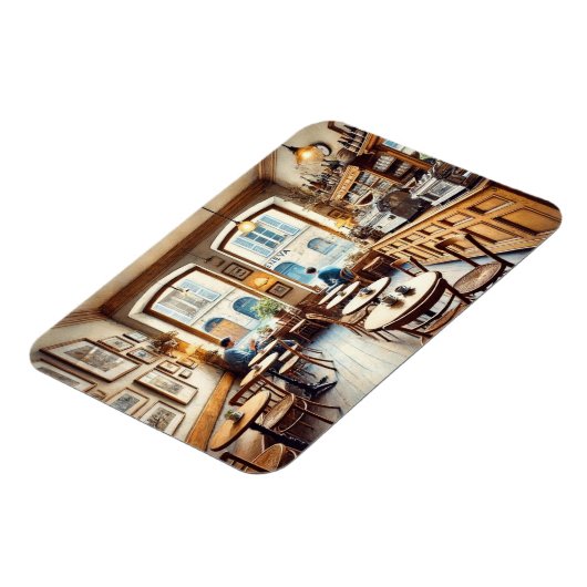 Tiny Coffeeshop in Genève Zwitserland Magneet (Linkerzijde)