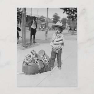 Tiny Cowboy, 1923 Briefkaart