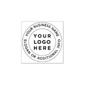 Tiny Custom Business Logo Rubberstempel (Afrduk)