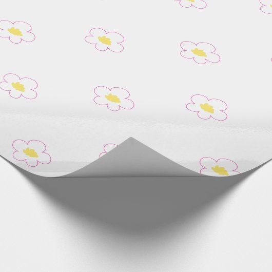 Tiny Daisies. Cadeaupapier (Hoek)