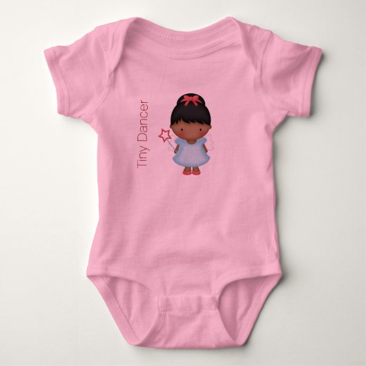 Tiny Dancer Baby's One Piece Tutu Bodysuit (Voorkant)