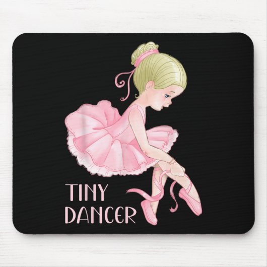 Tiny Dancer Ballerina Girl Ballet Dancing Kinder D Muismat (Voorkant)