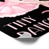 Tiny Dancer Ballerina Girl Ballet Dancing Kinder D Poster (Hoek)