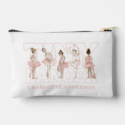 Tiny Dancer Ballerina Pink Girls Birthday Etui (Achterkant)