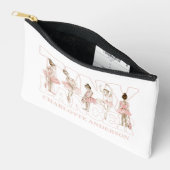 Tiny Dancer Ballerina Pink Girls Birthday Etui (Open)