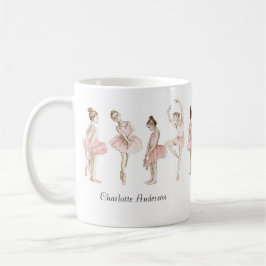 Tiny Dancer Ballerina Pink Girls Birthday Koffiemok