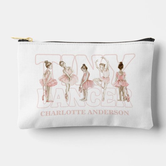 Tiny Dancer Ballerina Roze Meisjes Verjaardag Etui (Voorkant)