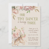 Tiny Dancer Ballet Derde verjaardag Kaart (Voorkant)