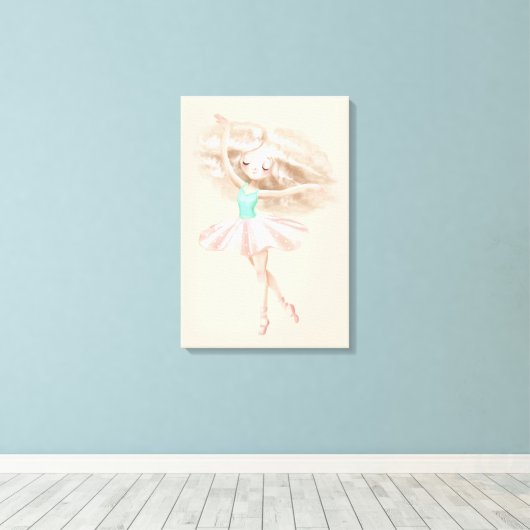 Tiny Dancer Canvas Afdruk (Insitu (Houten vloer))