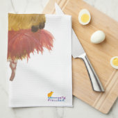 Tiny Dancer Capybara Tea Towel Theedoek (Quarter Fold)