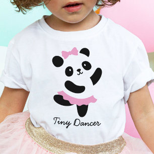 Tiny Dancer Dancing Panda Ballerina T-Shirt