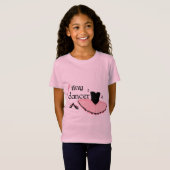Tiny Dancer Girl's Babydoll Tshirt (Voorkant volledig)