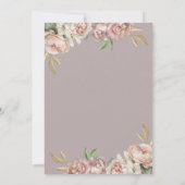 Tiny Dancer Paarse Ballerina Verjaardag Kaart (Achterkant)