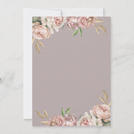 Tiny Dancer Paarse Ballerina Verjaardag Kaart (Achterkant)