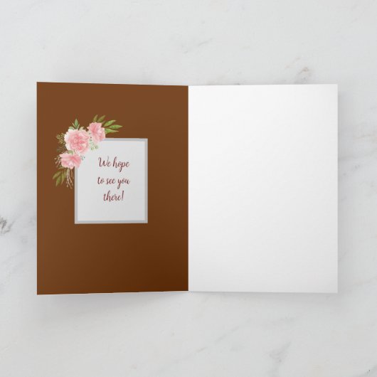 Tiny Dancer Pink Floral Ballet Birthday (Binnen)