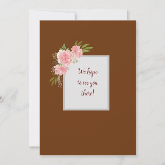 Tiny Dancer Pink Floral Ballet Birthday Bedankkaart (Achterkant)