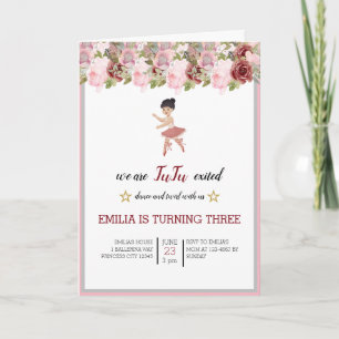 Tiny Dancer   Pink Floral Ballet Birthday Party