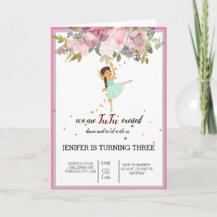 Tiny Dancer   Pink Floral Ballet Birthday Party
