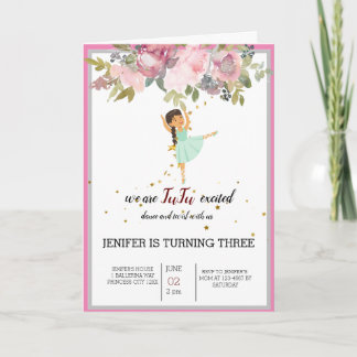 Tiny Dancer | Pink Floral Ballet Birthday Party