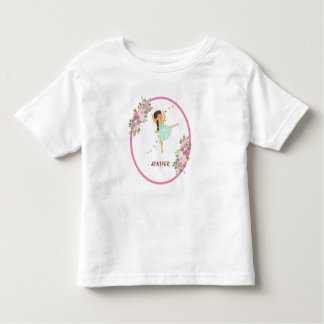 Tiny Dancer | Pink Floral Ballet Birthday Party Kinder Shirts