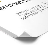 Tiny Dancer | Pink Floral Ballet Birthday Party Poster (Hoek)