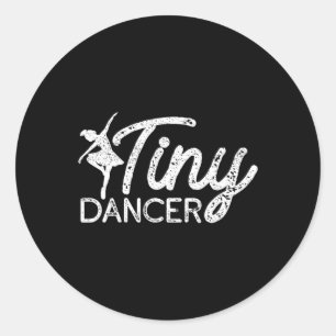 Tiny Dancer Schattige Dance Boys Girls Salsa Balle Ronde Sticker