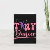 Tiny Dancer Schattigee Dans Kinder Dancing Workout Kaart (Voorkant)