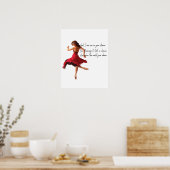 Tiny Dancer Series Red Poster (Keuken)