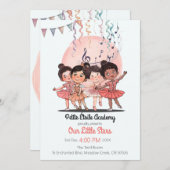 Tiny Dancers Overweging Uitnodigen – Custom Studio Kaart (Voorkant / Achterkant)