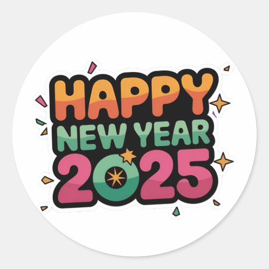 Tiny Details, Big Impact 2025 Nieuwjaar Stickers (Voorkant)