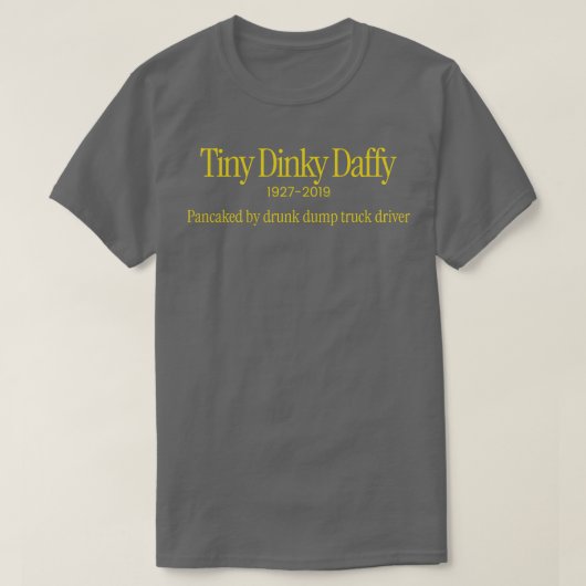 Tiny Dinky Daffy 1927 2019 T-shirt (Design voorkant)