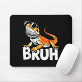 Tiny Dinosaur Bruh Bearded Dragon Lover Kerstmis Muismat (Met muis)