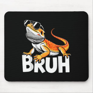 Tiny Dinosaur Bruh Bearded Dragon Lover Kerstmis Muismat