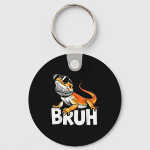 Tiny Dinosaur Bruh Bearded Dragon Lover Kerstmis Sleutelhanger