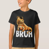 Tiny Dinosaur Bruh Bearded Dragon Lover  T-shirt (Voorkant)