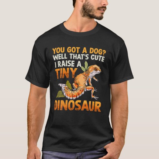 Tiny Dinosaur Cute Lizard Reptile Leopard Gecko Ki T-shirt (Voorkant)