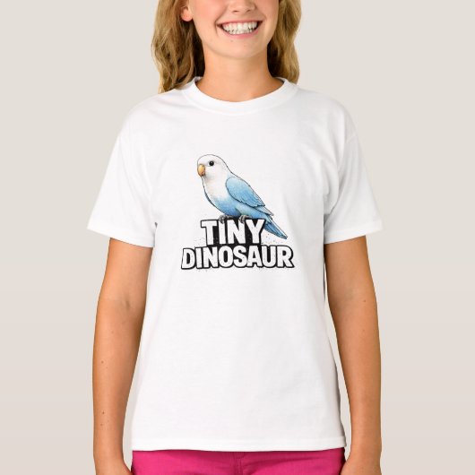 Tiny Dinosaur Lovebird T-shirt (Voorkant)