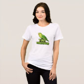 Tiny Dinosaur Parrotlet Tri-Blend Shirt (Voorkant volledig)
