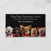 Tiny Dog Grooming Service Visitekaartje (Voorkant)
