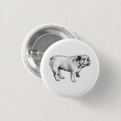 tiny dot joy, bulldog ronde button 3,2 cm (Voorkant /achterkant)